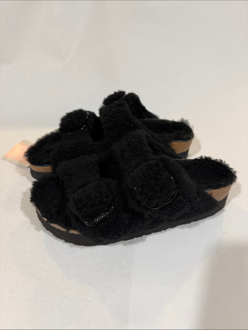 Birkenstock Papillio Arizona Big Buckle Teddy Shearling Platform Sandal EU39 - Picture 11 of 16